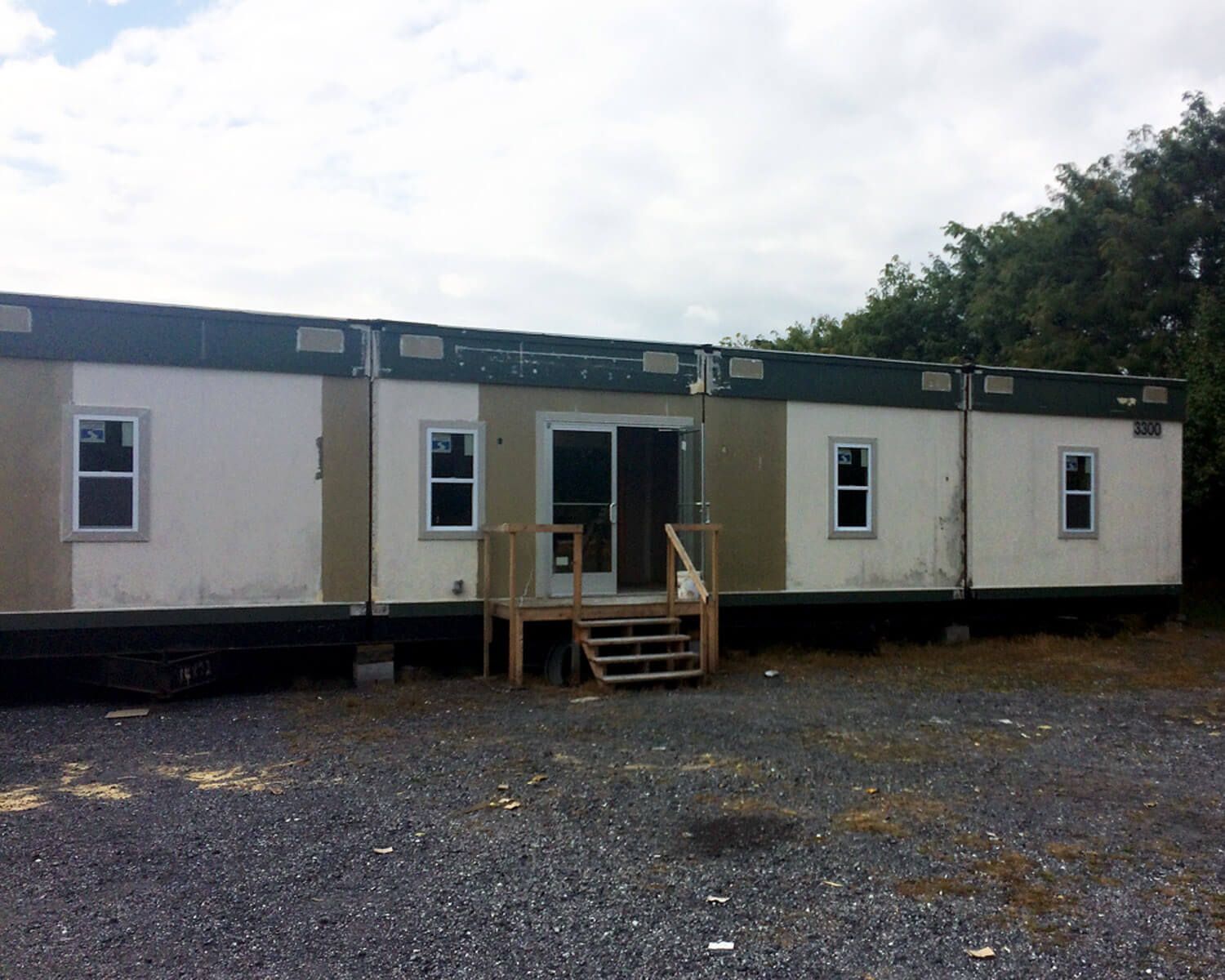 Marcellus-Shale-Refurbished-Modular-Office-Exterior-Before