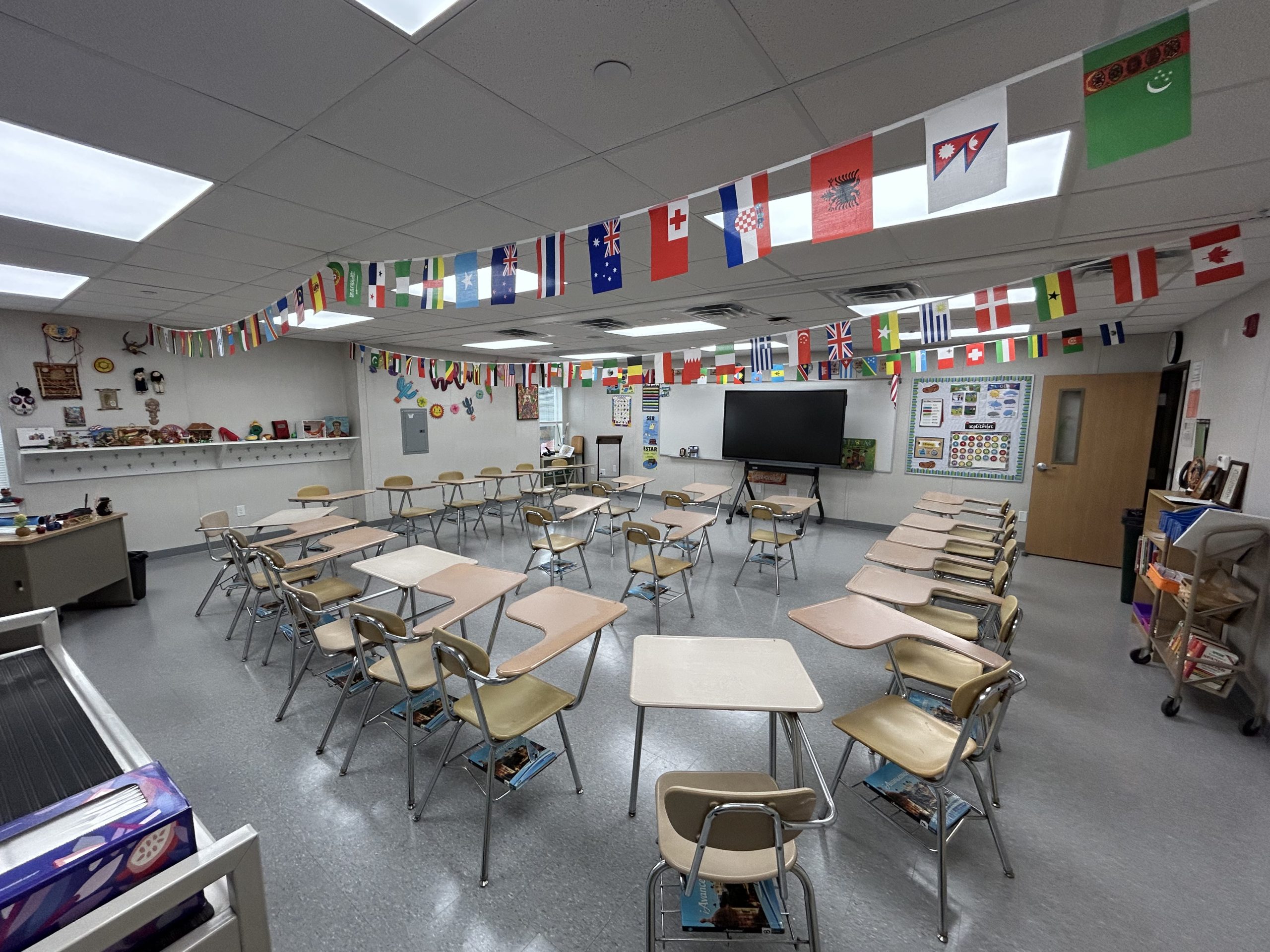 classroom, modular classroom